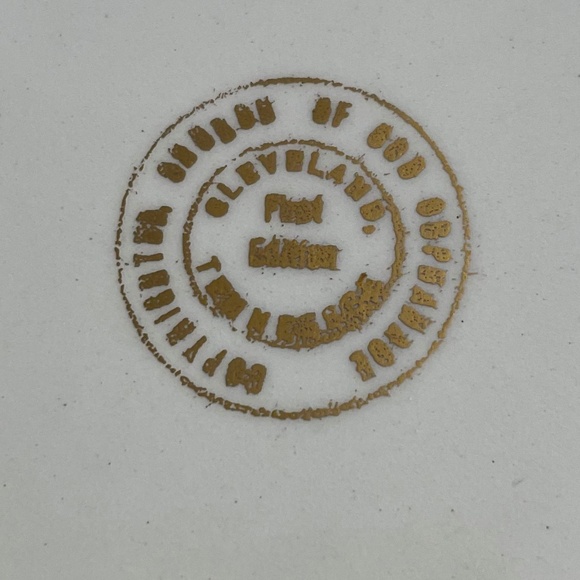 Vintage Church of God Orphanage Cleveland TN Collectors Plate 10" 1943 Very Rare - Picture 4 of 5